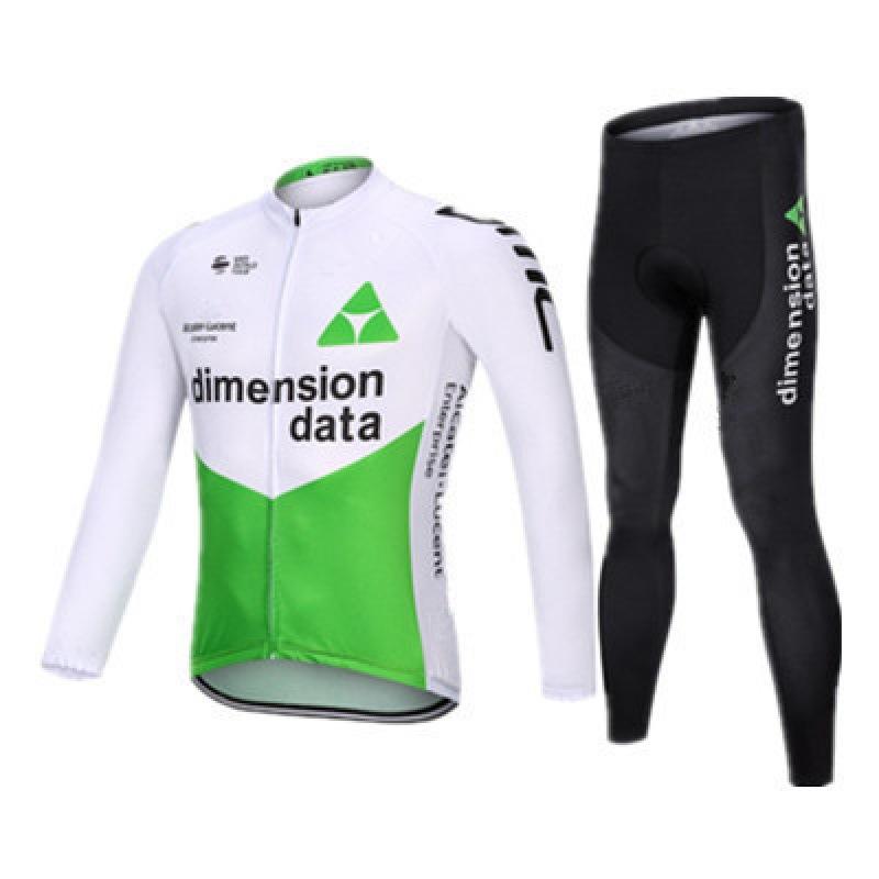 Team Version Tour De France Long-sleeved Cycling Suit Men's Spring and Autumn Breathable Road Bicycle Overalls