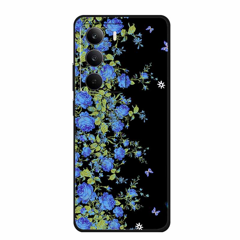 Для Realme Narzo 80 Lite 5G Чехол Narzo80 Lite Чехол Мультяшный Кот ТПУ Черный Силикон Мягкий Чехол для Телефона Для Realme Narzo 80Lite Funda