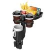 Car Cup Holder Tray 360 Degree Rotationcar Tray Table Phone Slot Car Food Table Organized Adjustable Drink Holder Car Accesories
