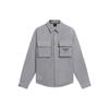 Wade Series Logo Print Single-Breasted Jacket Men Jacket Gray AFDSB25-6
