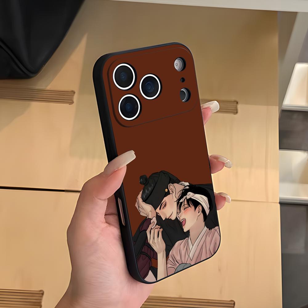 Чехол для телефона с рисунком из аниме Painter The-w-Nights Для IPhone 17 Air 16 E Pro Max 15 14 13 Mini 12 Pro 11 Max Plus Черный Мягкий