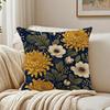 Retro Large Floral Polka Dots Pillow Case Organic Short Plush Cushion Covers Breathable Washable WrinkleResistant