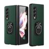 Тонкий легкий кожаный чехол-держатель для кольца для Samsung Galaxy Z Fold 3 4 Fold4 5g Fold2 Fold3 Fold 2 противоскользящий чехол для мобильного телефона