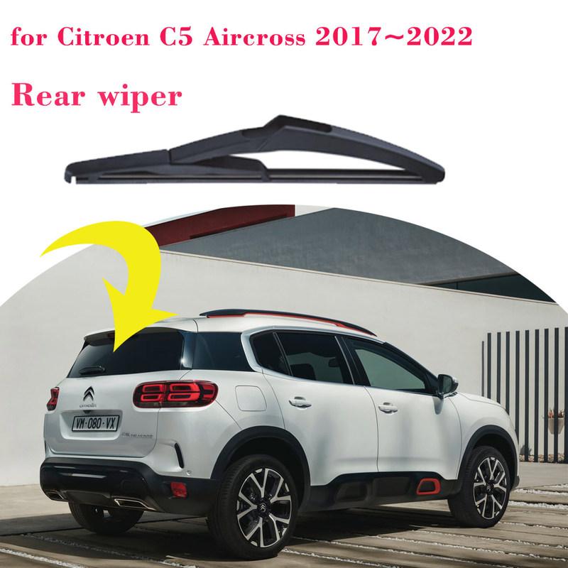 Щетки заднего стеклоочистителя автомобиля для Citroen C5 Aircross 2017 ~ 2018, щетки для ветрового стекла, резак для чистки резины, аксессуары
