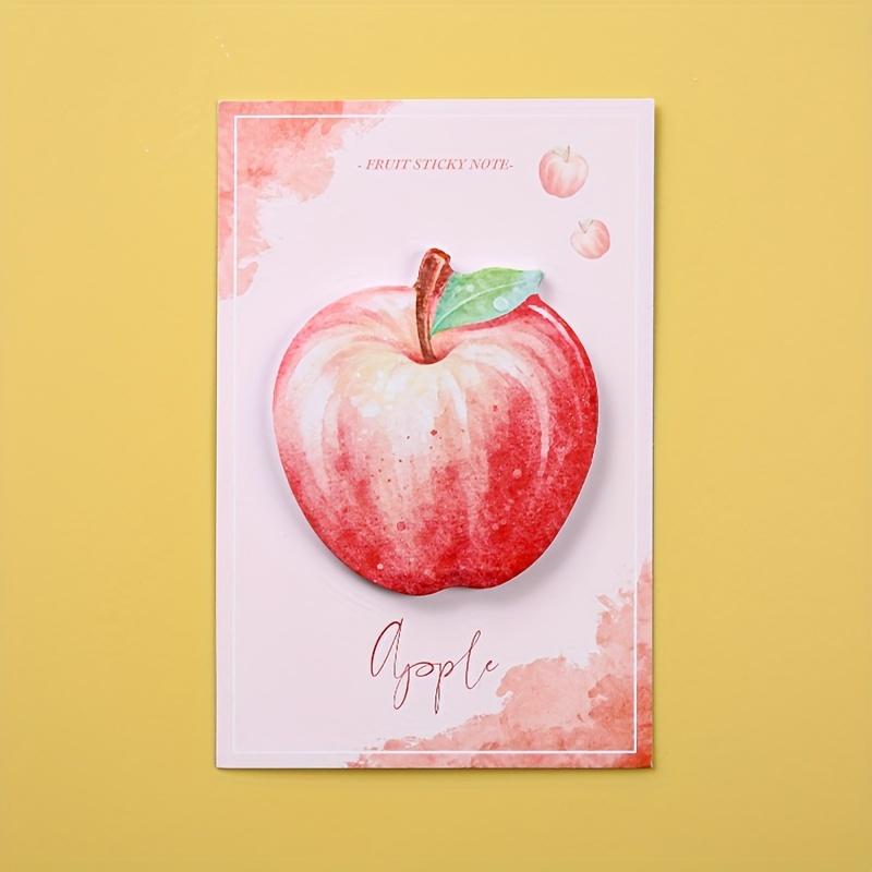 Single-Pack Japanese Cartoon-Style Realistic Fruit Series Sticky Notes, Planning Notepaper