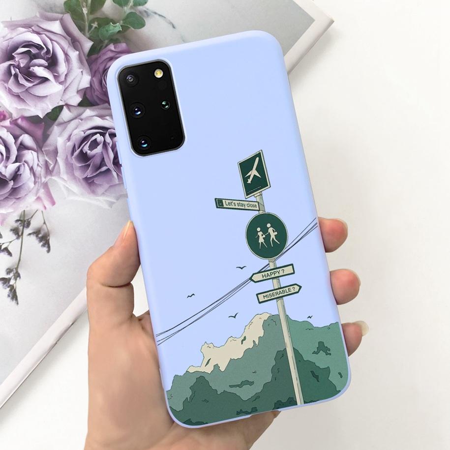 Чехол для Samsung Galaxy S20 Plus SM-G985F Силиконовый чехол Милый мультяшный астронавт Мягкий Funda для Samsung S20 S20+ 5G SM-G986F Capa