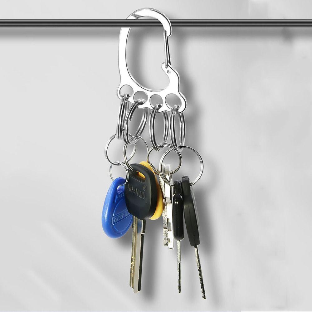 Multi-Ring Key Holder Easy Removal Key Ring Accessory Anti-Loss Key Ring  Multi-purpose Use