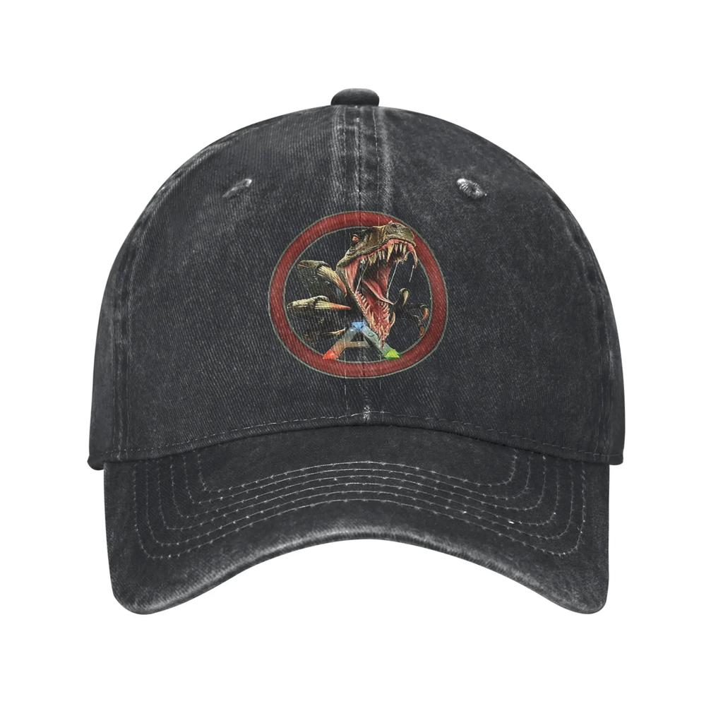 Ark Survival Game Baseball Cap Sun Outdoor Sports Adjustable Washed Trucker Hat Unisex Men Classic Custom Logo Snapback Cap