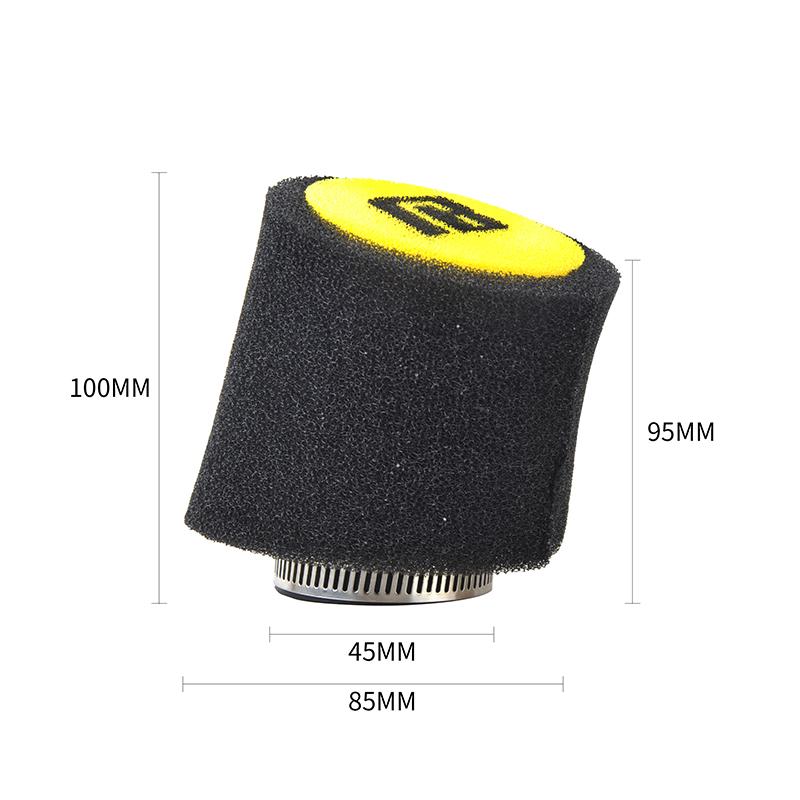 NIBBI Foam Air Filter Sponge Cleaner 35mm 45mm 49mm Air Filter Car Racing Moped Scooter Dirt Pit Bike Motorcycle Accessories
