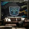 Custom Name New Zealand Warriors Printed Tapestry – Wall Hanging for Bedrooms, Dorms, and Home Decor