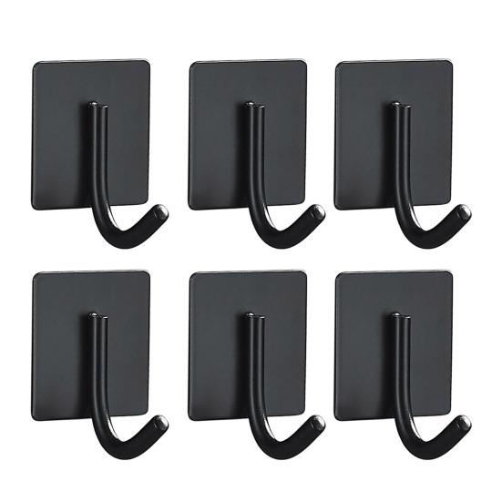 1/6 шт. настенные вешалки из нержавеющей стали прочные самоклеящиеся крючки для полотенец нержавеющие устойчивые к коррозии