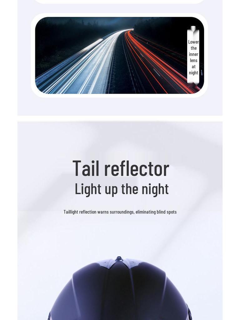 Электрический мотоциклетный шлем с двойным визором, всесезонный универсальный, сертифицированный класс А для мужчин и женщин.