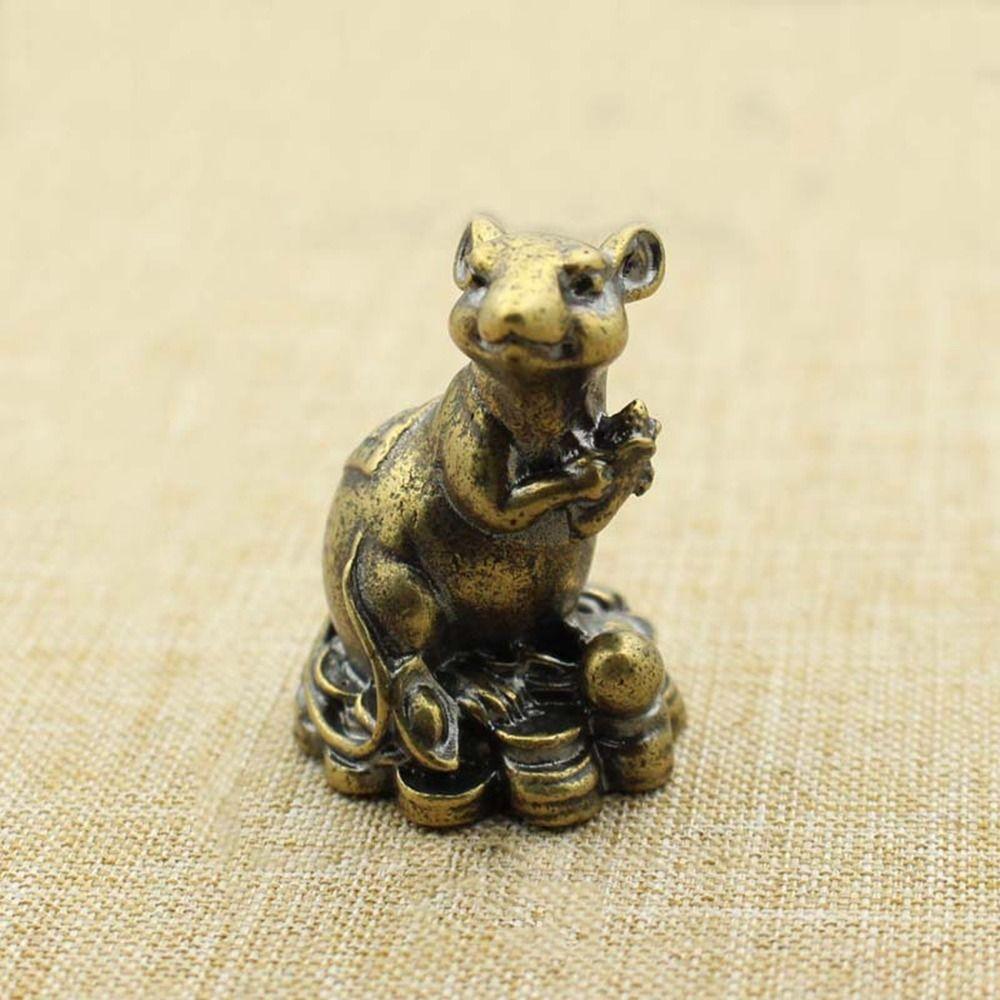 Mouse Love Corn Rat Miniatures Traditional Mouse Love Corn Ornaments Desktop Ornaments
