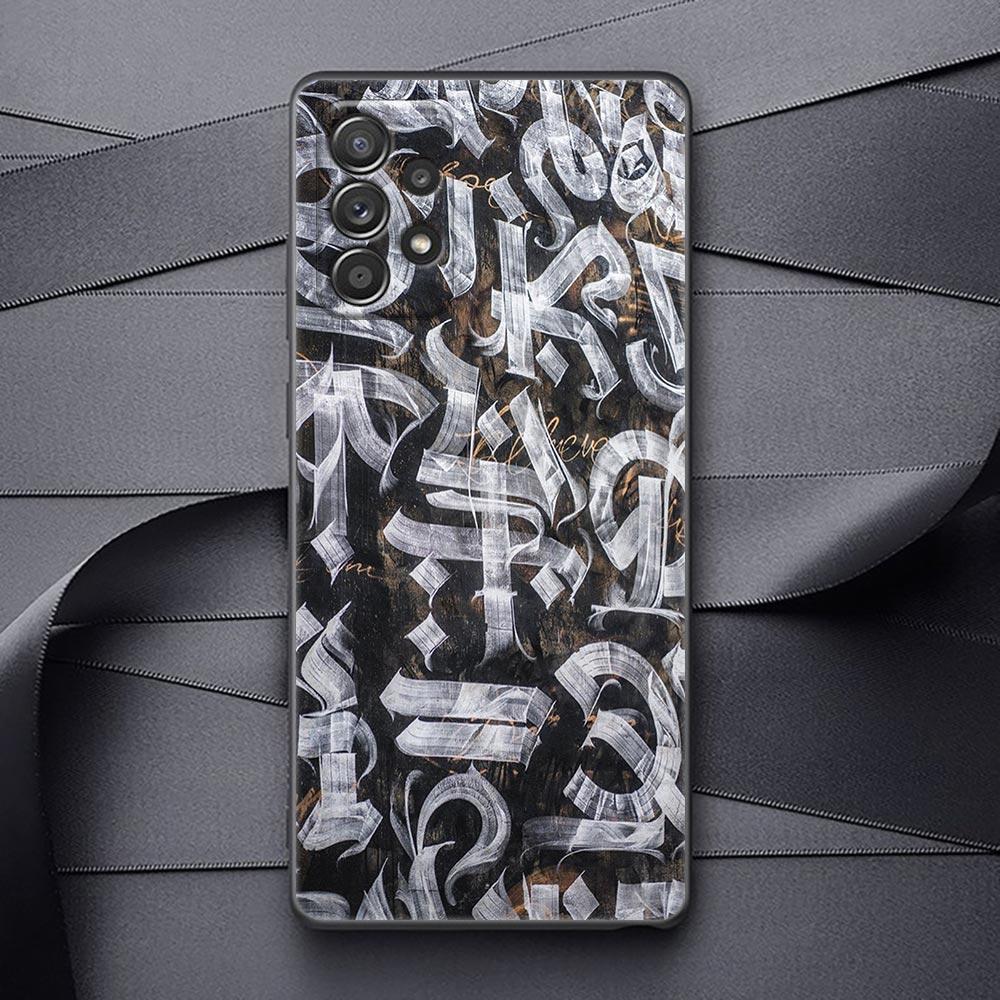 Чехол для телефона Samsung Galaxy A32 A33 A31 A23 A22 A21S A13 A12 A11 A03 A02 01 5G силиконовые чехлы чехол покрас лампас арт граффити