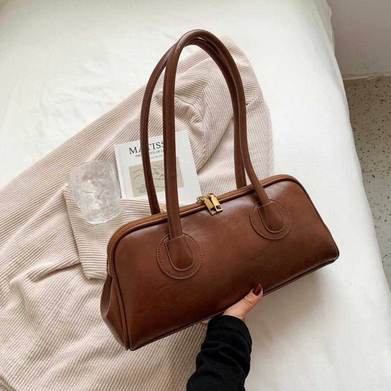 Новая Мода Нишевая Легкая Роскошь Женская Сумка Ретро Универсальная Сумка Через Плечо Под Мышку Премиум Портативная Сумка-Багет