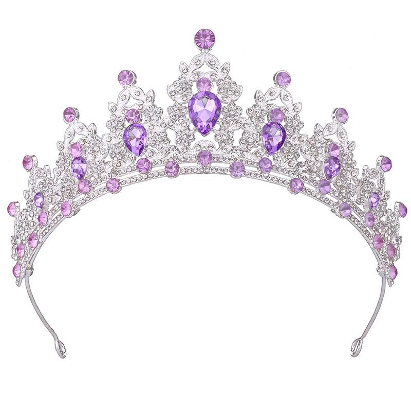 Королевская хрустальная барочная корона-ободок для невесты или дня рождения