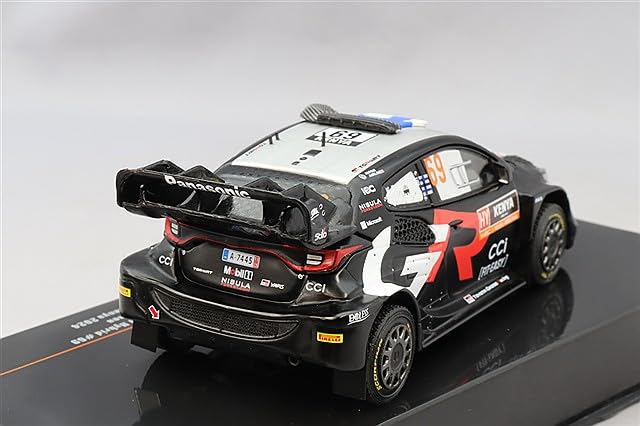 IXO Scale Toyota GR Yaris Rally1 Hybrid 2024 Победитель Ралли Сафари Кения Халттунен 1/43 #69 K. Рованпера/Й.