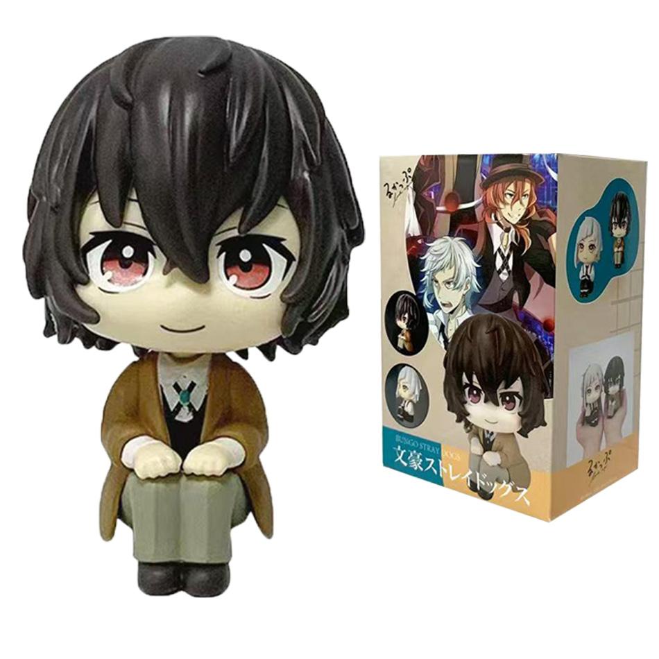 In Stock MegaHouse LooK Up Bungou Stray Dogs Dazai Osamu Nakajima Atsushi Action Figure Toys PVC Model Collection Kwaii Q Doll