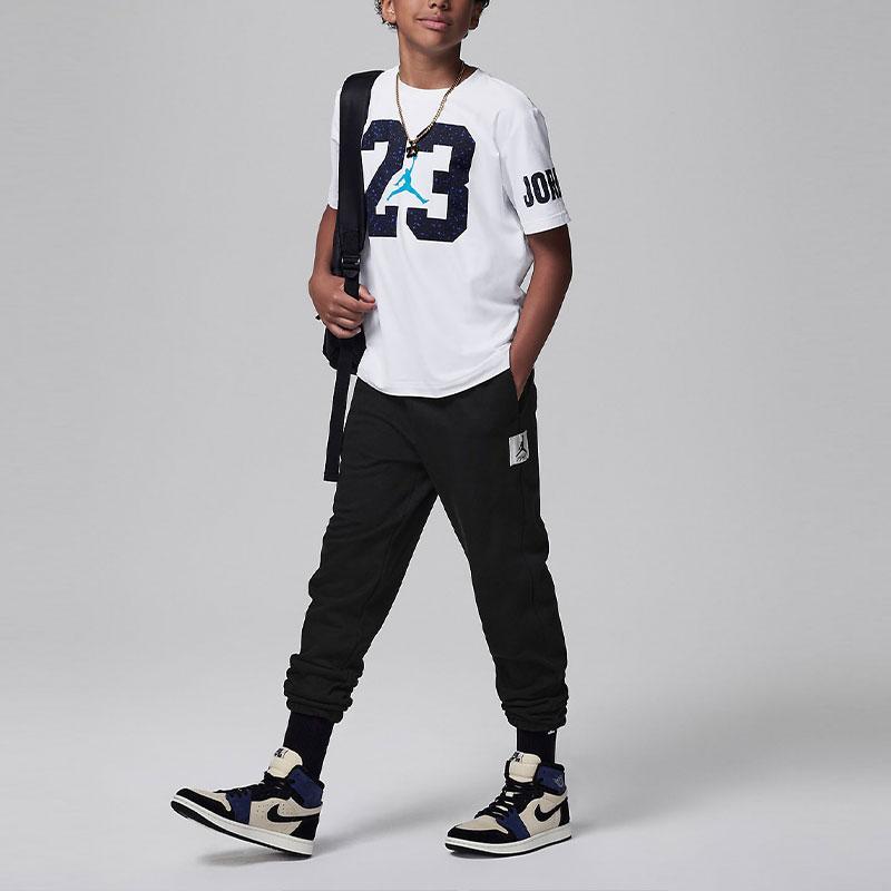 Jordan Kids T Shirts Crew Neck Moderate FV2625-100