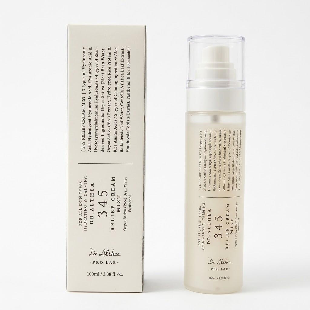 Dr. Althea 345 Relief Cream Mist – 3x Hyaluronic Acid & Calming Rice Formula