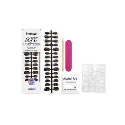 Черно-коричневый кошачий глаз носимый триммер для ногтей для естественного глянцевого и стильного контура кончиков пальцев