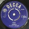 7-дюймовая пластинка TWINKLE Терри F12013 Decca 1964 Великобритания Поп Б/у