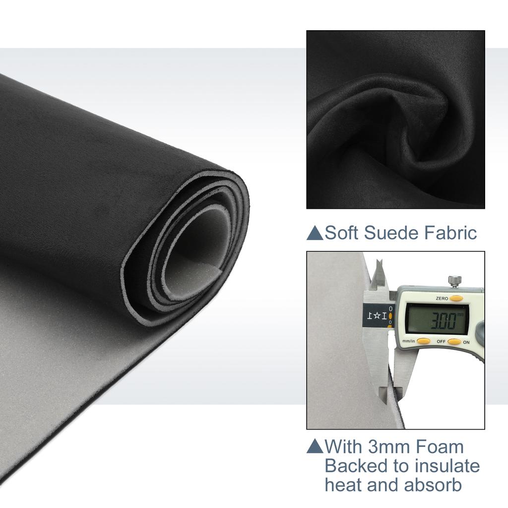 UXCELL замшевая обивка потолка ткань 92x152 см 162x152 см 203x152 см пенопластовая подкладка для защиты автомобиля старение сломанный выцветший ремонт своими руками замена