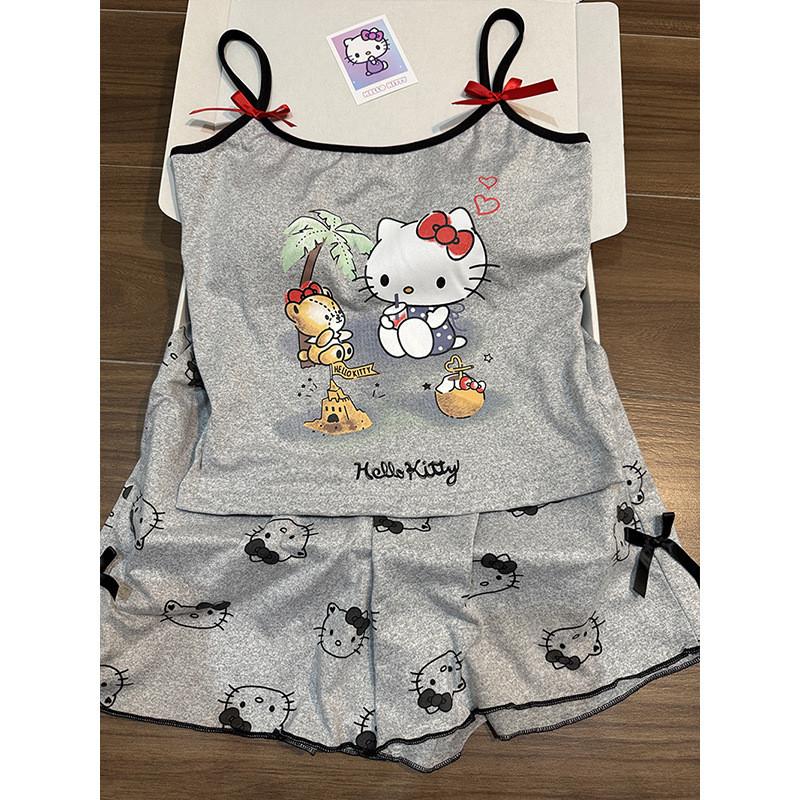 Sleeveless Pajama Set With Chest Padding For Women Home Wear Comfort