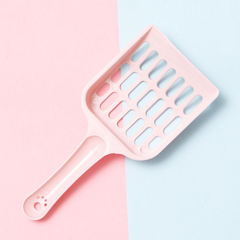 Новая лопатка для уборки кошачьего туалета, цвет Candy, привлекательный внешний вид, горизонтальная ручка, лопатка для уборки кошачьего туалета, принадлежности для уборки кошек