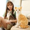 Home Decoration Siamese Cat Orange Cat Gift Pillow Plush Toys Simulation Cat Toy Simulation Doll