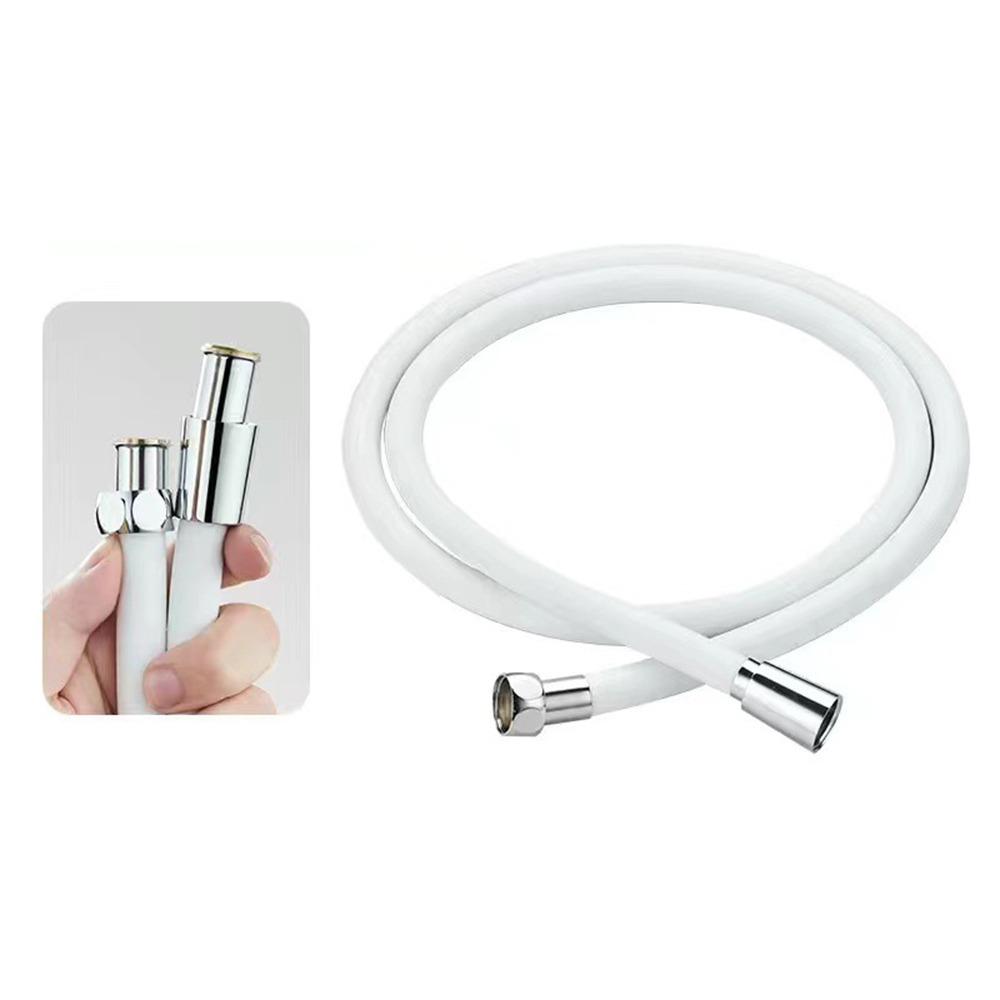 Anti-Winding Silicone Flexible Shower Hose 1.5/2M Showerhead Tube Bathroom Faucte Accessories