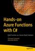 Книга Hands-on Azure Functions with C# : Build Function As a Service (FaaS) Solutions