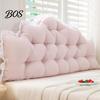 Reading Cushion for Window Seat Headboard with Ruffle Trim, Dorm Pillow, Crown Shape, Bed Decorative Backrest Wedge Support Pillow College Bedroom
