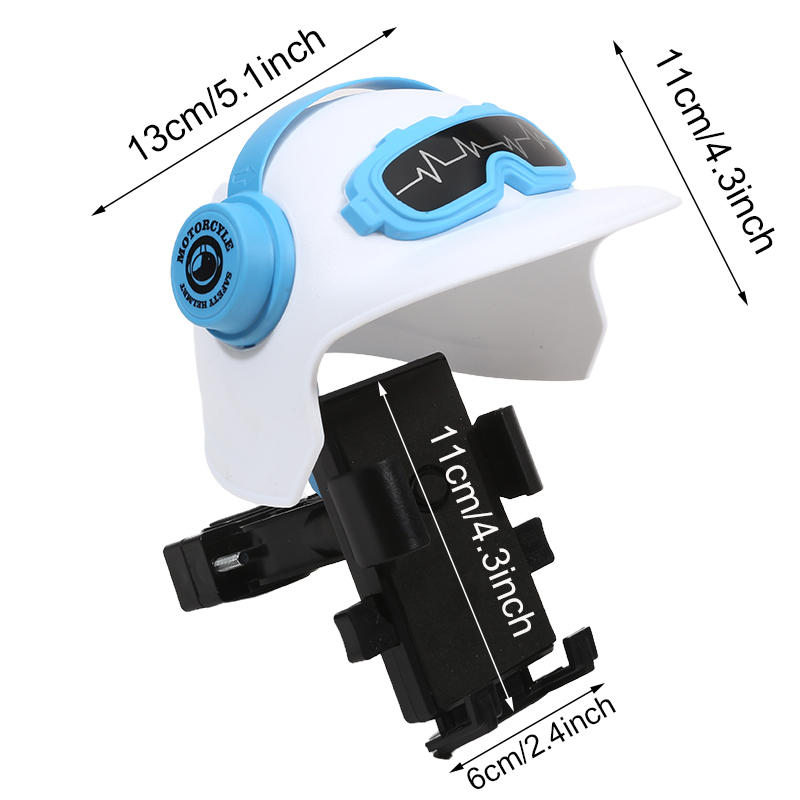 Creative Small Helmet Sunscreen Phone Stand Sunshade Umbrella Phone Bracket Mobile Phone Holder for Motorcycle Bike Accessories
