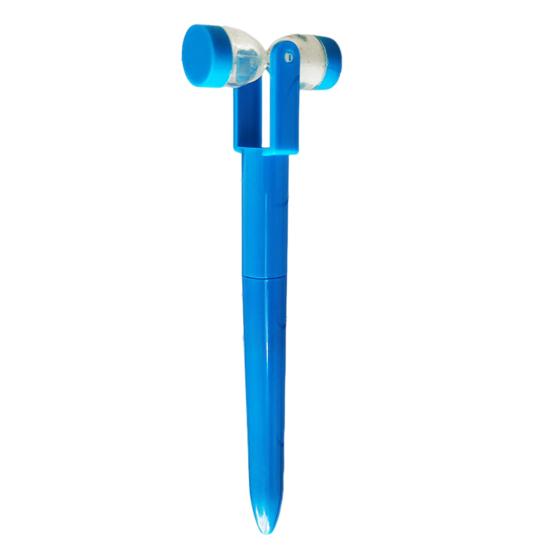 Sand Timer Ballpoint Pen Novelty Sand Clock Pen Black Ink Twist Pen with Hourglass Top for School Office Supplies