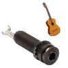 Premium Split Stereo Guitar Endpin Jacks 6.35mm Metal Connector for Acoustic Electric Guitars Easy Installation