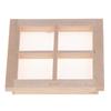 1:12 Dollhouse Miniature Wooden 4 Pane Window Diy Accessories