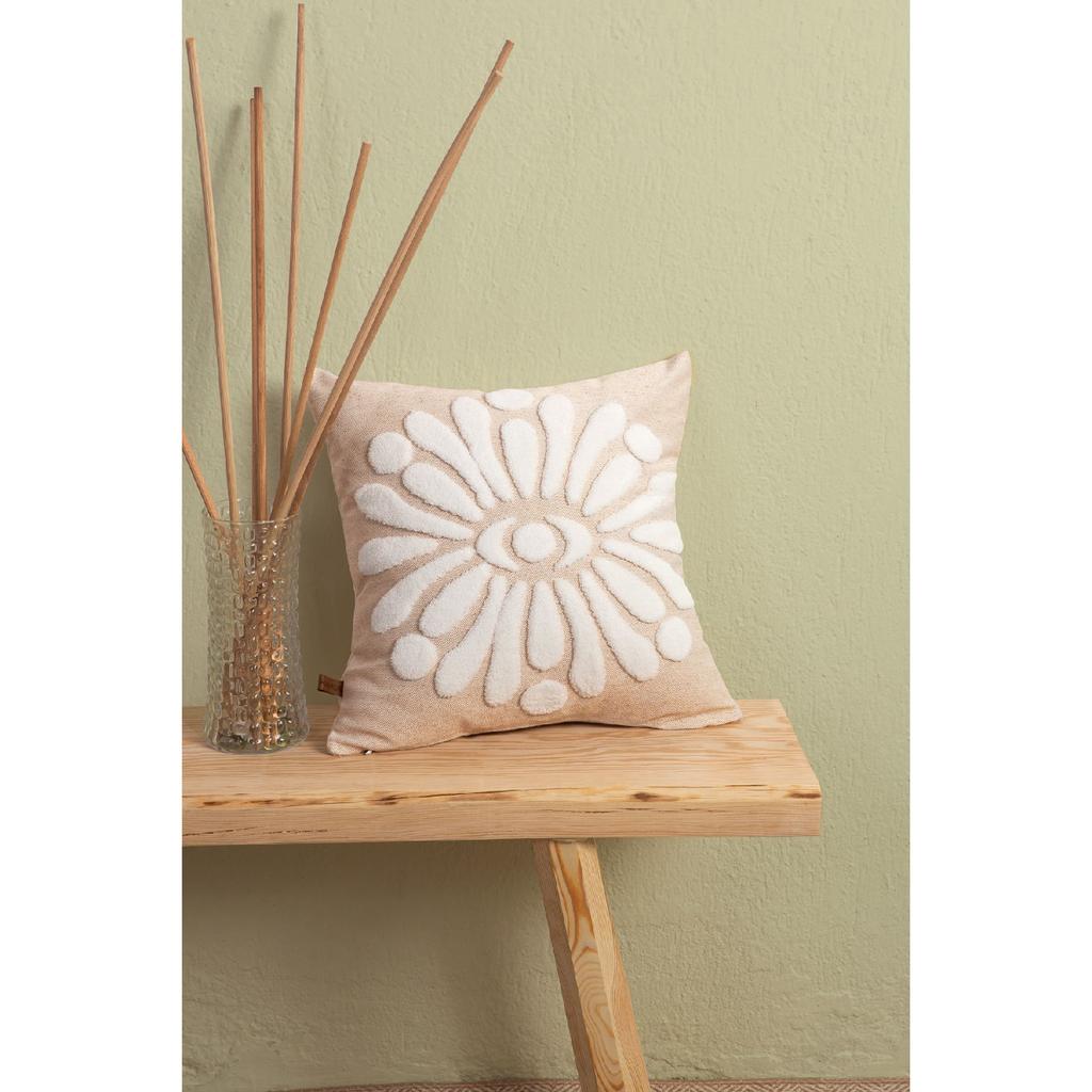 Богемный специальный дизайн с рисунком пунша, декоративная подушка, чехол в стиле бохо, кремовый