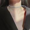 Full Diamond Necklace Diamond Choker Neck Chain Collarbone Chain Fashion Necklace