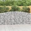 VidaXL 15x Arched Gabion Baskets Arched Gabion Cages Gabion Walls Garden Fences Terrace Outdoor 3145835