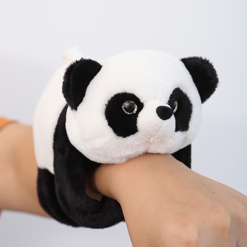 Adorable Panda Plush Keyring With Magnetic Circles For Kids Bag Decor And Gift