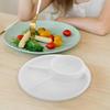 Японская решетка для жира, детские пластиковые тарелки с отделениями, многоразовая разделительная тарелка для уменьшения жира, совместное питание