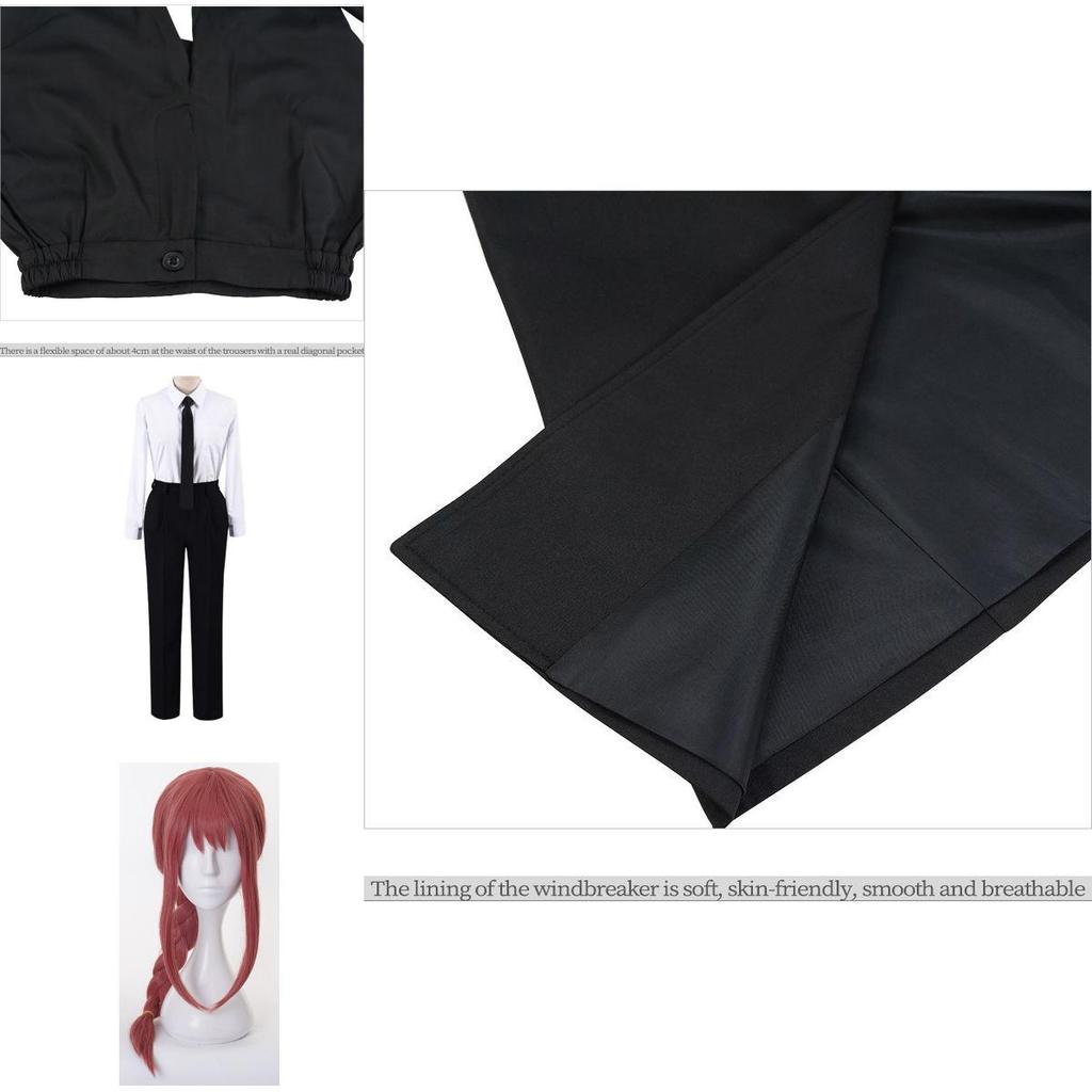 Потрясающий костюм для косплея Макимы из Человека-бензопилы для Хэллоуин-вечеринок и мероприятий