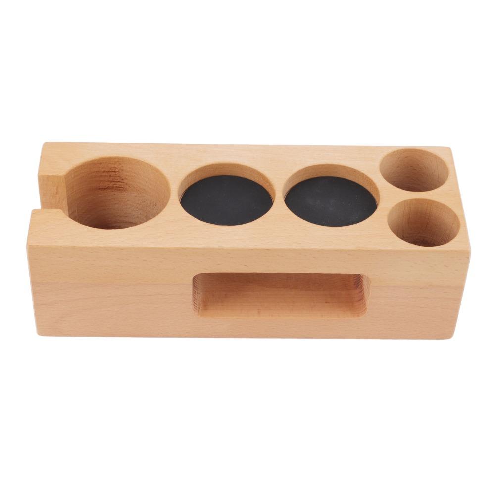 5 Hole Coffee Tamping Station Non-Slip Design Espresso Tamping Station For Cafes