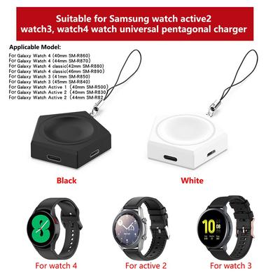 Зарядный кабель для Samsung Galaxy Watch 4 Classic 42 мм 46 мм Зарядная док-станция для Galaxy Watch 3 4 Active 2 1 Держатель подставки для зарядки