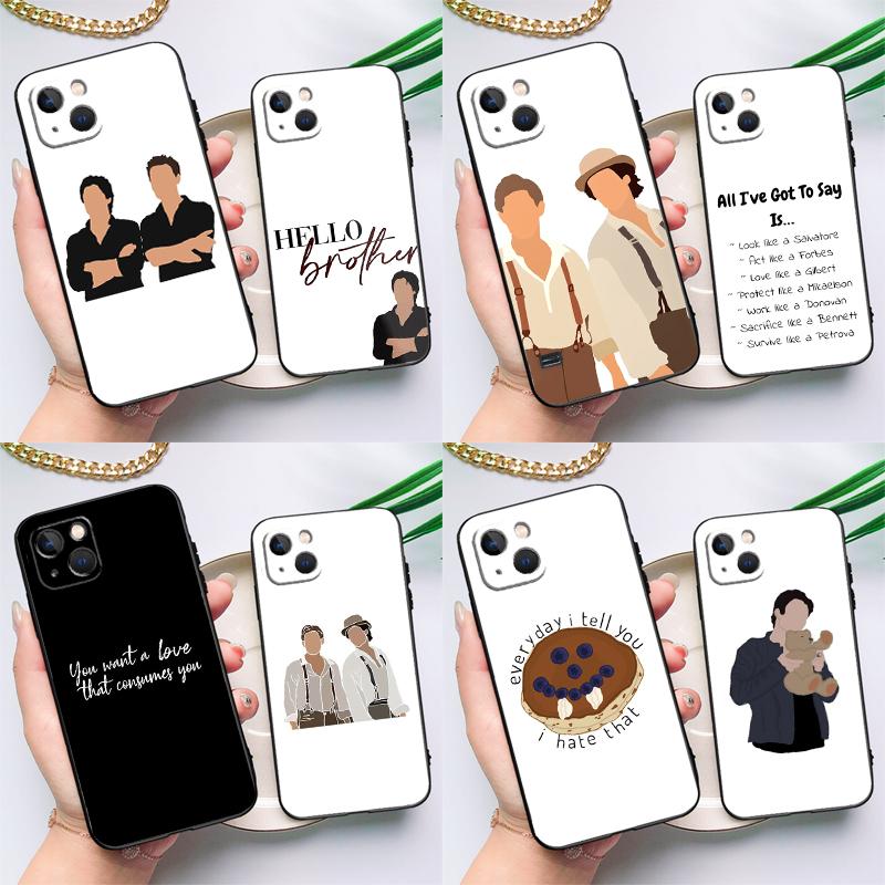Кейс Damon and Stefan Vampire Diaries для Samsung Galaxy M12 M13 M14 M54 M23 M16 M11 M21 M31 M20 M34 M52 M32 M36 M56 M15 M55