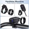 Motorcycle USB Charger 12V Waterproof Socket Handlebar Cell Quick Charger Adapter with Voltmeter Motor Accessory