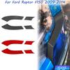 Для Ford F150 Raptor 2009-2014 Накладки на фары сбоку из настоящего карбона Автоаксессуары Декоративная накладка на интерьер Наклейка для тюнинга