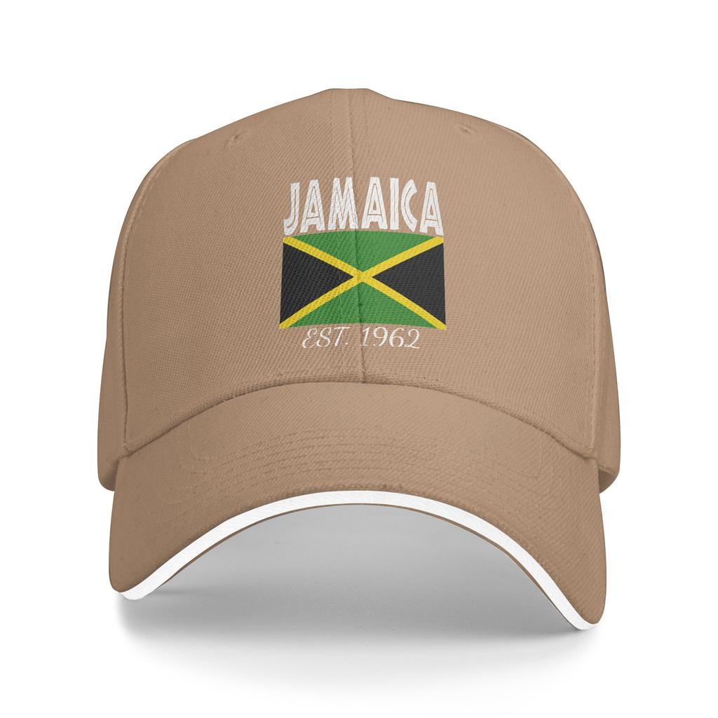 Jamaica EST. 1962 Independence Pride Flag Of Jamaica Baseball Cap Casual Women Men Trucker Hat Snapback Cap Birthday Gift