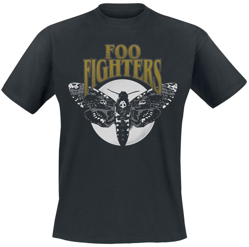 Y2k Foo Fighters Хлопковая футболка группы Унисекс Летняя с коротким рукавом Модный бренд Футболка Роскошная Повседневная Винтаж
